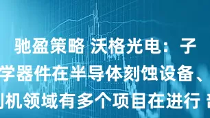 驰盈策略 沃格光电：子公司玻璃光学器件在半导体刻蚀设备、光刻机领域有多个项目在进行 部分已小批量交付