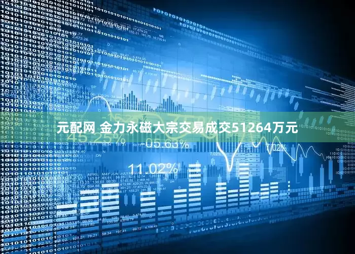 元配网 金力永磁大宗交易成交51264万元